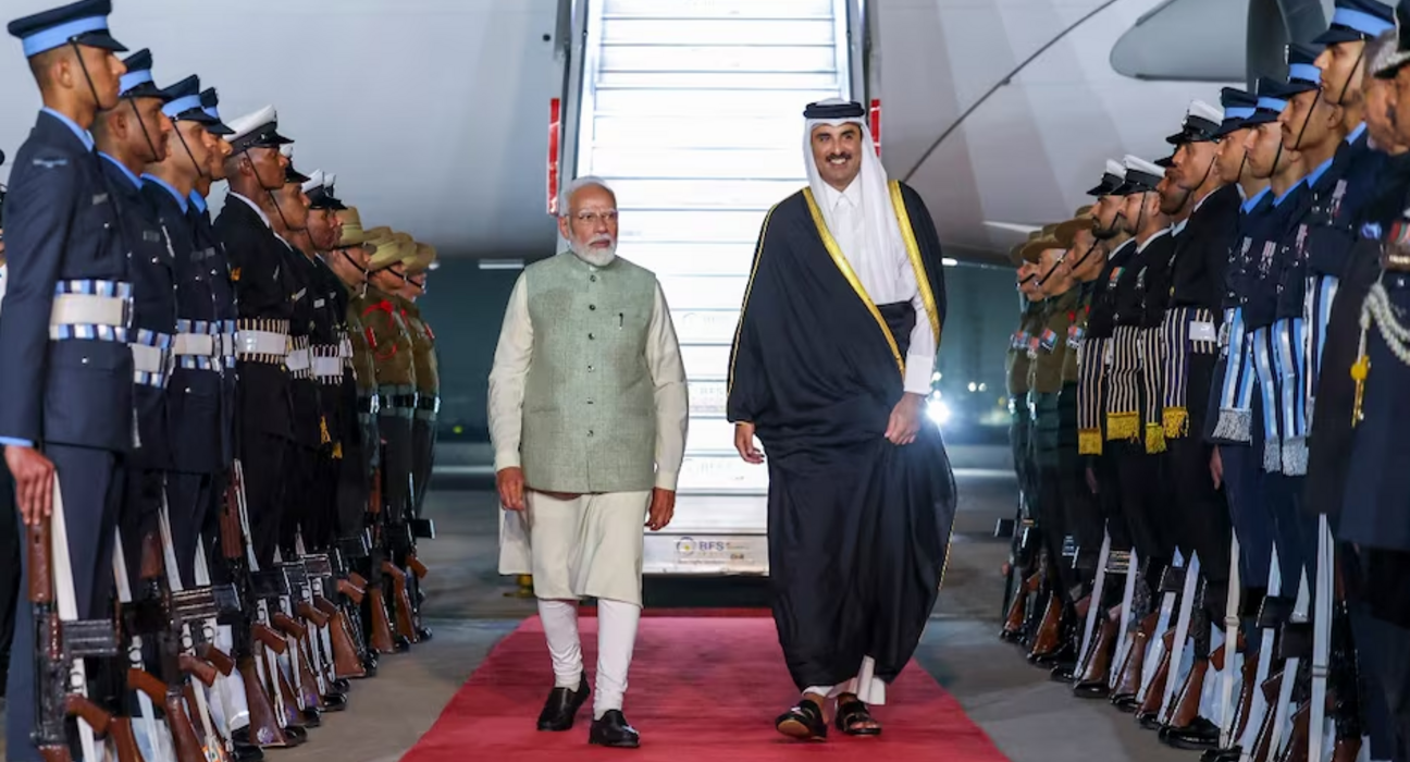 قطر کے امیر شیخ تمیم بن حمد الثانی کا دورۂ بھارت 5