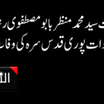 حضرت سید داون شاہ بخاری علیہ الرحمہ:ایک روحانی چراغ بجھ گیا