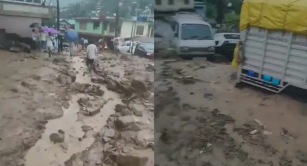 شدید بارش نے تباہی مچا دی، کئی گاڑیاں ملبے تلے، قومی شاہراہیں بند 5