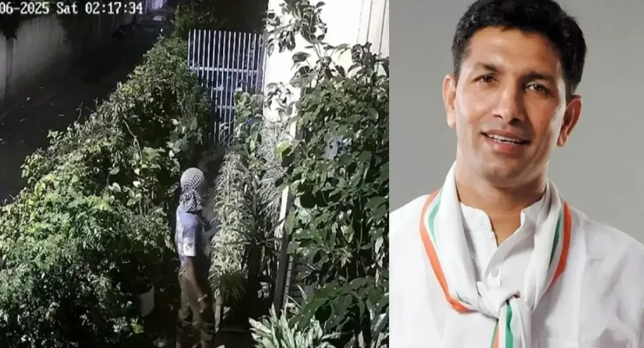 اندورمیں نقاب پوشوں نے کانگریس رہنماجیتوپٹوارے کے گھر میں دھاوابولا 5