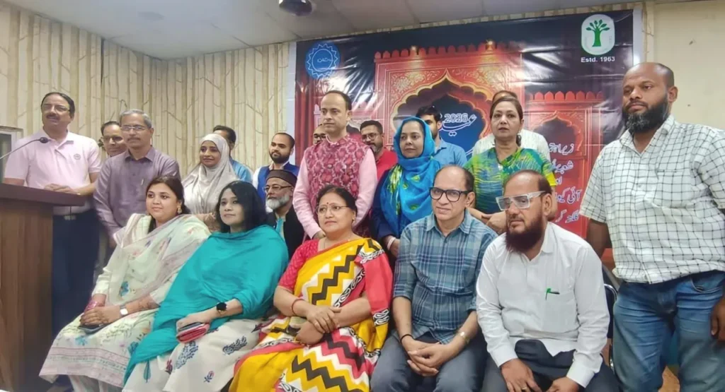 شعبہ اردو اور آئی کیو اے سی کی پہلی عید ملن مشاعرہ تقریب 6