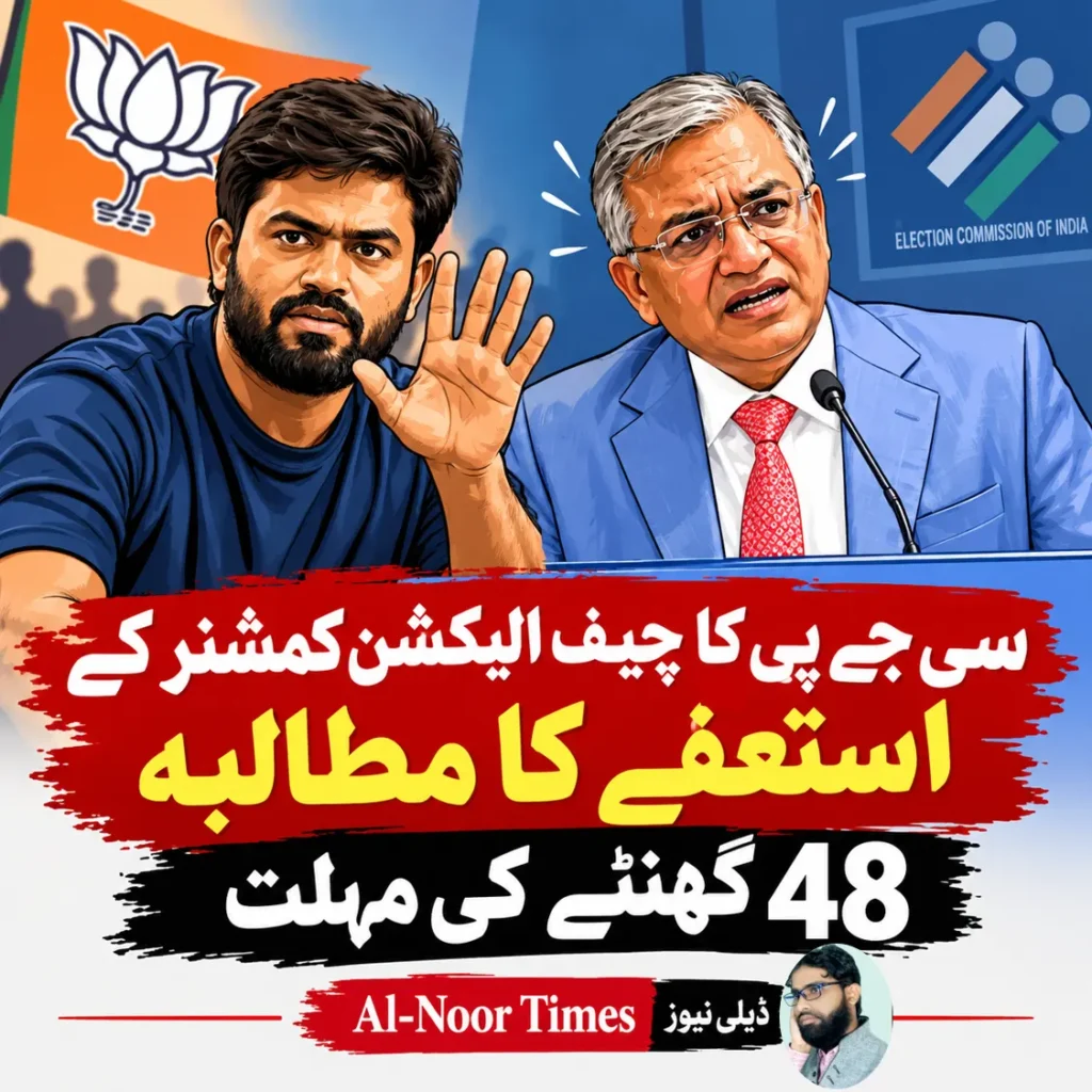 سی جے پی کا چیف الیکشن کمشنر پرحملہ، استعفے کے لیے 48 گھنٹے 6